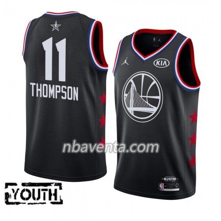 Camiseta Niños Golden State Warriors Klay Thompson 11 2019 All-Star Jordan Brand Negro Swingman